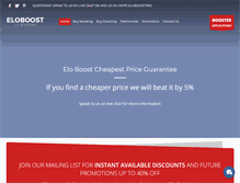 Tablet Screenshot of eloboost.com